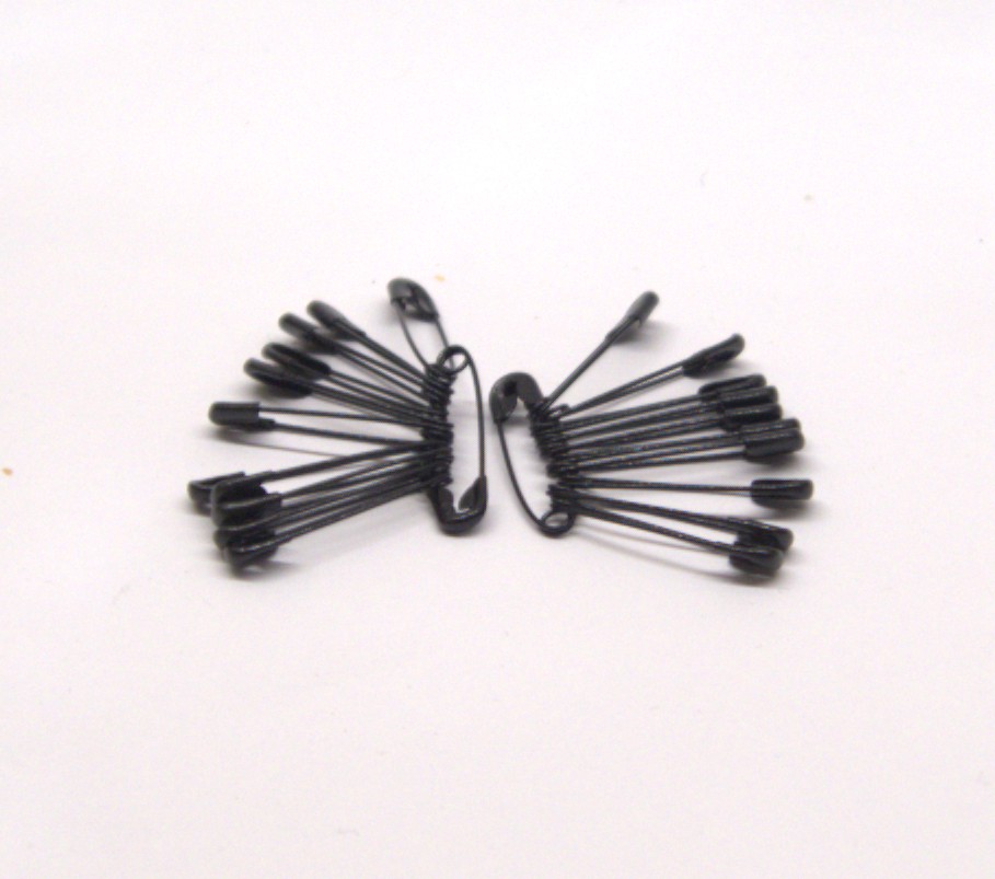 Agrafki Klasyczne Czarne 18mm #000 BLACK_2 a_1728szt - obrazek 2