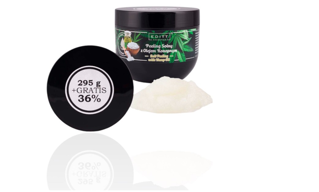 Peeling Solny z Olejem Konopnym - obrazek 2