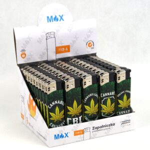 Zapalniczka Wielorazowa Piezoelektryczna Marihuana CBD 50szt