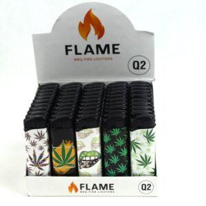 Zapalniczka Wielorazowa Flame Marihuana 50szt