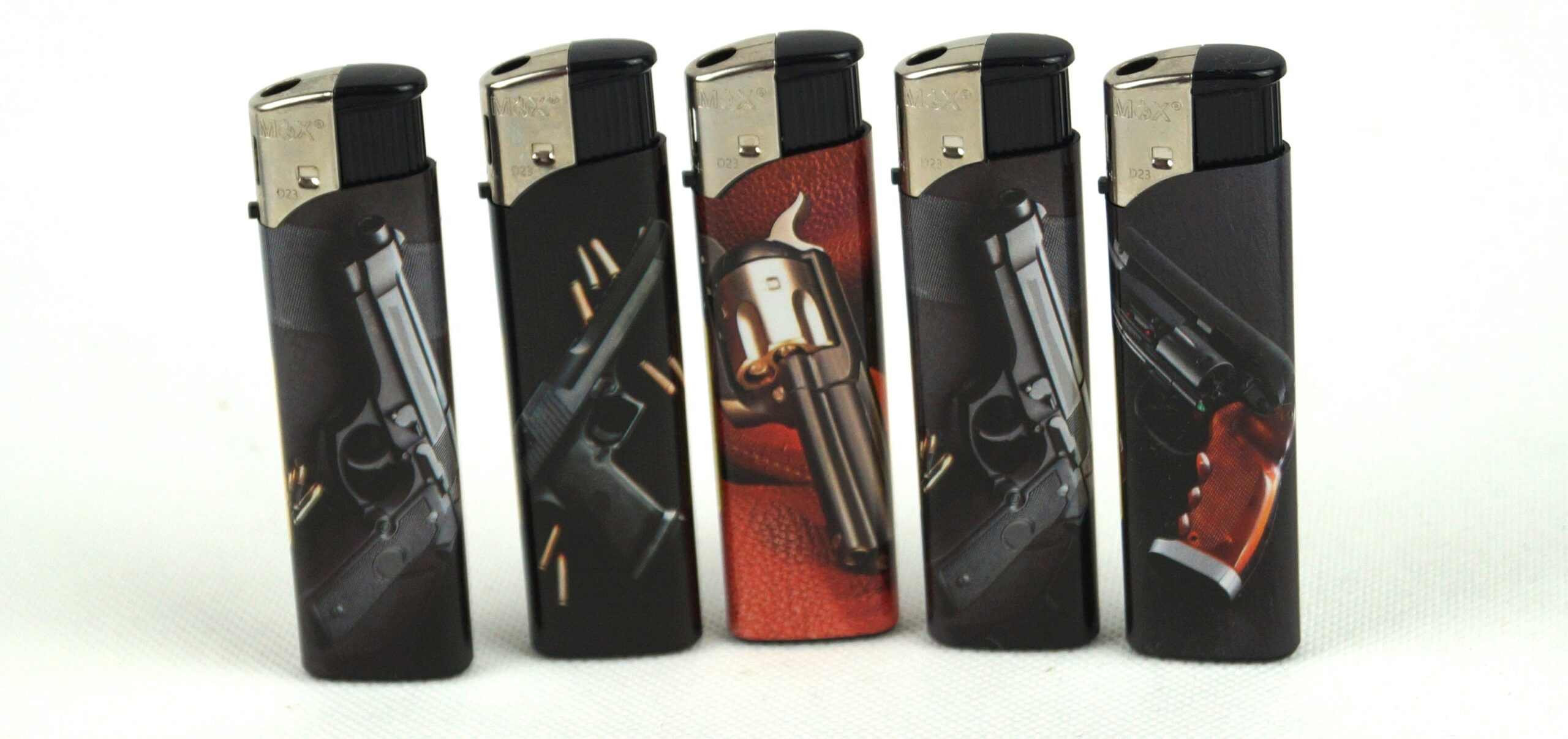 Zapalniczka Wielorazowa Piezoelektryczna Pistolet Colt 50szt - obrazek 2