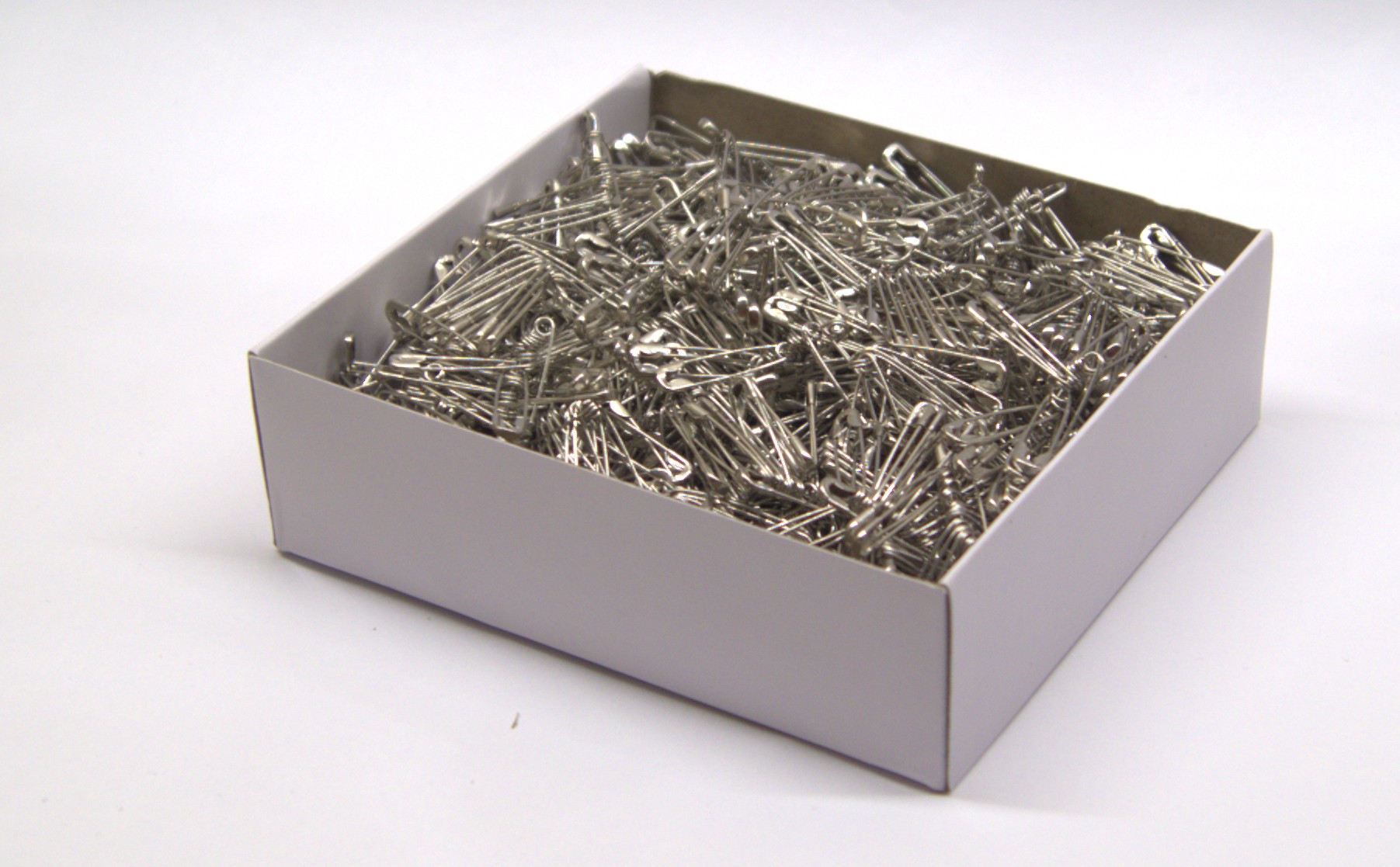 Agrafki Klasyczne Srebrne 31mm #1 NICKEL_2 a_864szt - obrazek 3