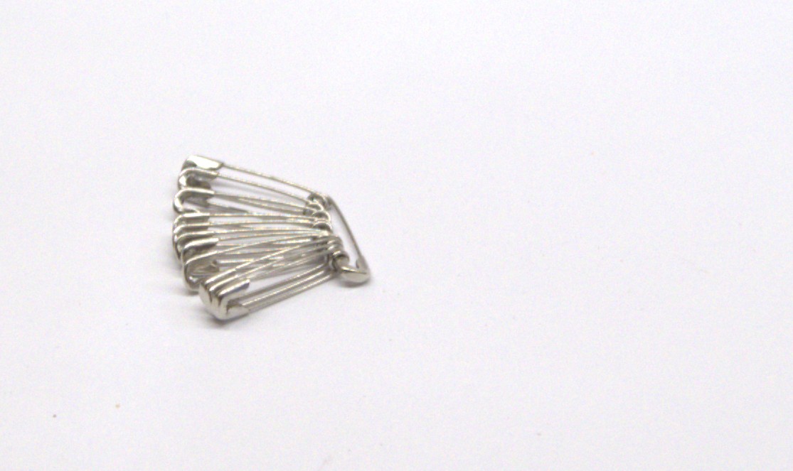 Agrafki Klasyczne Srebrne 31mm #1 NICKEL_2 a_864szt