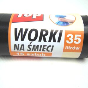 Worki na Śmieci 35l Opakowania 15szt 50x60cm SuperTop oryginalne, nie podrabiane!!