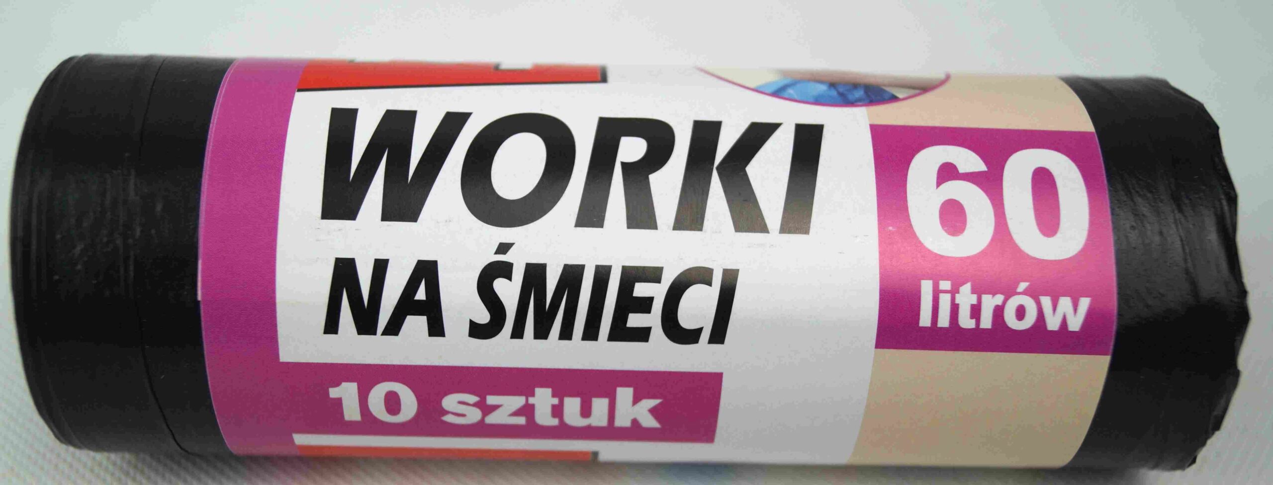 Worki na Śmieci 60l opakowania 10szt 60x80cm SuperTop, oryginalne, nie podrabiane!! - obrazek 3