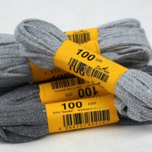 Sznurowadła Bawełniane MIX Szare 100cm 25szt