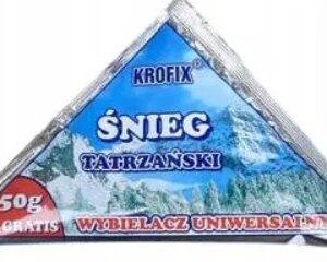 Wybielacz Uniwersalny Śnieg Tatrzański 60g Krofix